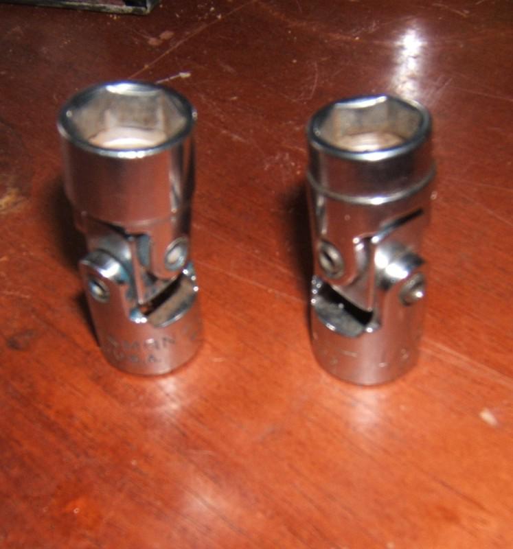 2 craftsman swivel sockets 3/8 drive 1/2 and 9/16 inch