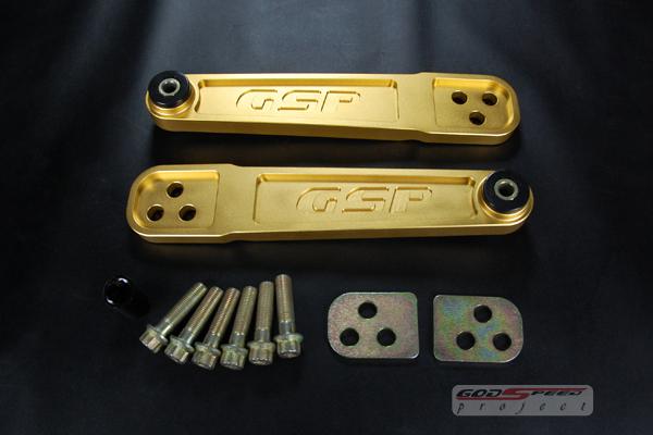 Godspeed k20a k20 02-06 rsx dc5 gen2 rear lower control arm suspension gold