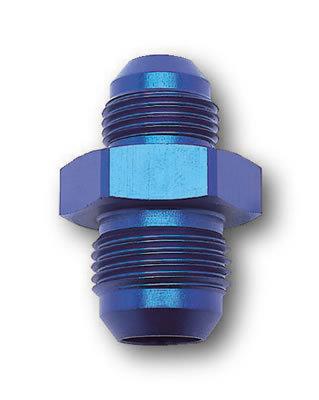 Russell 661770 fitting flare reducer male -8 an to male -6 an aluminum blue each