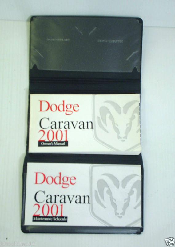 2001 dodge caravan grand caravan owners manual owner's guide book set oem 01