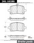 Centric parts 301.10280 front premium ceramic pads