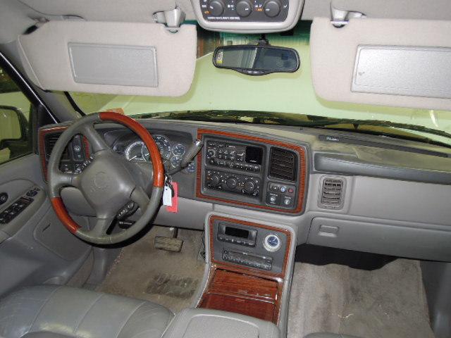 2002 cadillac escalade floor center console gray 2308899