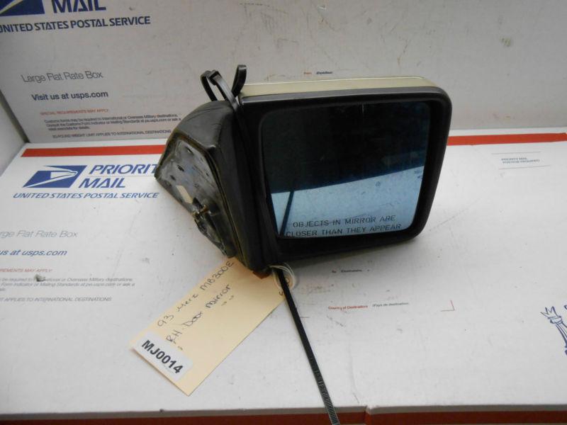 93 mercedes mb300e rh pass side view mirror oem mj0014