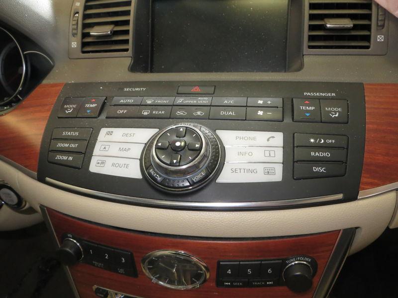 Controls (hvac, audio & temperature), 2007 infiniti m35