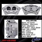 Centric parts 141.40108 front left rebuilt caliper with hardware