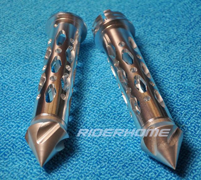 Billet spiked motorcycle hand grips for 7/8" handle bar yamaha suzuki honda