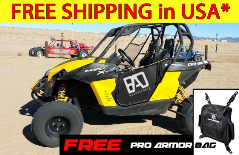 Ca11209bl pro armor can-am maverick doors -black- make an offer (free door bag)