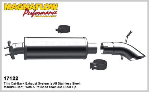 Magnaflow 17122 jeep truck wrangler stainless catback system performance exhaust