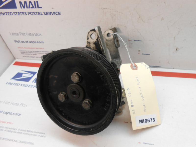 Power steering pump 03 bmw 525i mi0675