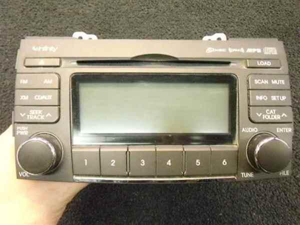 09-10 hyundai sonata oem 6cd mp3 player radio lkq