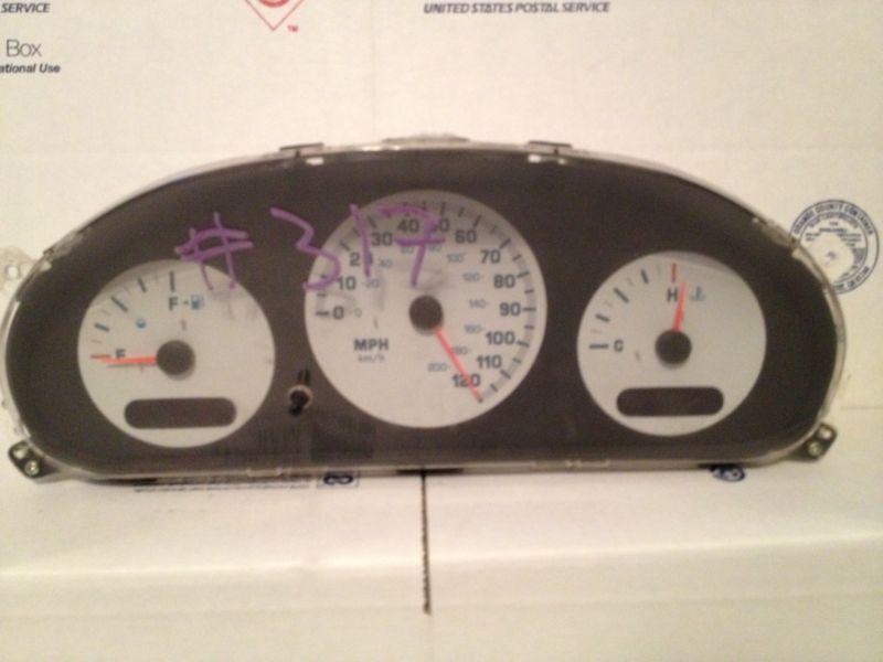 2002 chrystler dodge grand caravan instrument cluster 