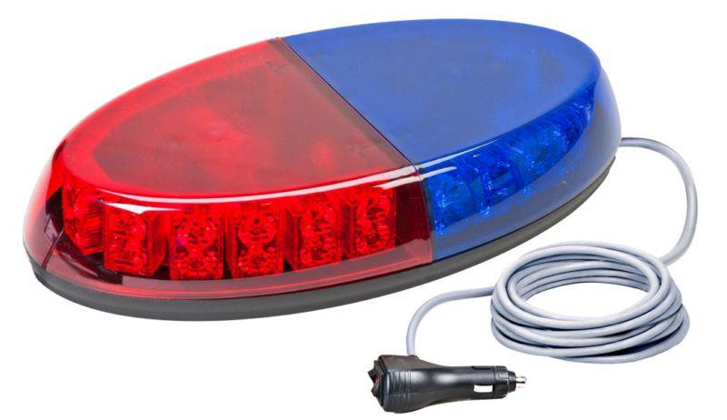 Wolo beyond low profile gen 3 led magnet mount light blue/red