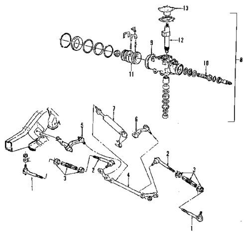 Cadillac 26059033 genuine oem factory original outer tie rod