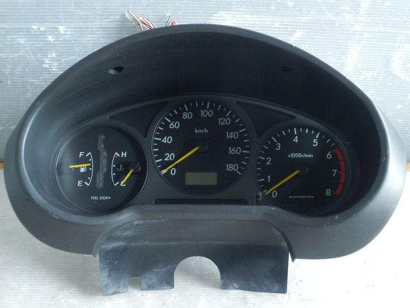 Jdm subaru impreza gg2 at speedometer gauges cluster with trim factory oem