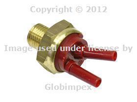 Mercedes (1977-93) r107 w124 w126 w201 red thermo-vacuum valve oem new +warranty