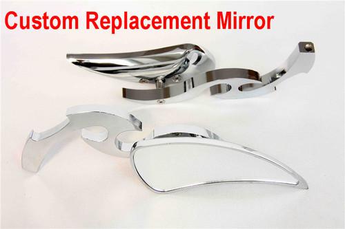 Chrome running blade mirror for honda cbr600 900 929 954 1000rr