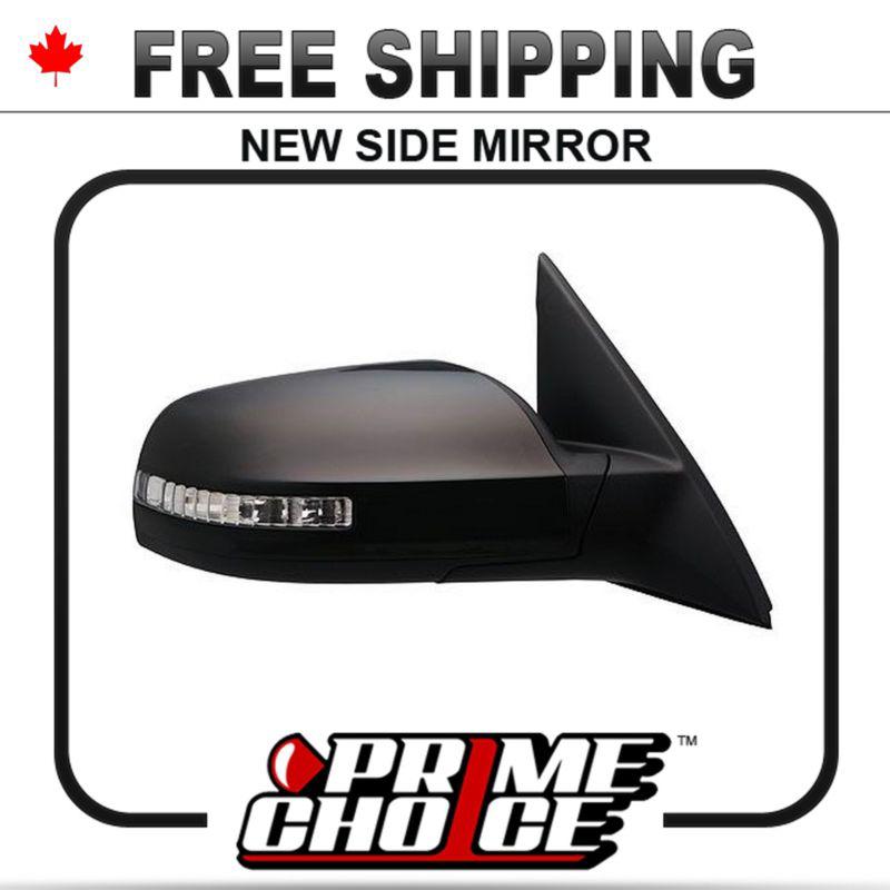 New power heated passenger side view mirror w/ lamp altima 2007-2009 right door