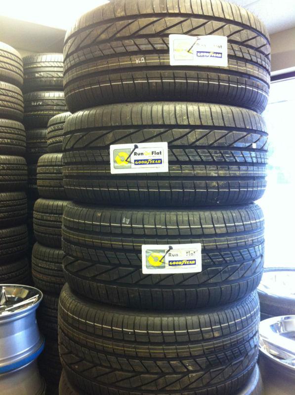 275-40-r19 goodyear excellence ron run on flats brand new tires w/stickers !!!! 