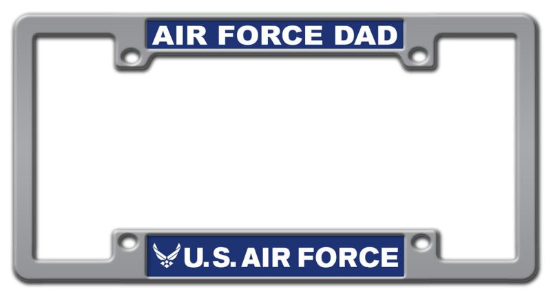 Air force dad custom military preferred license plate frame