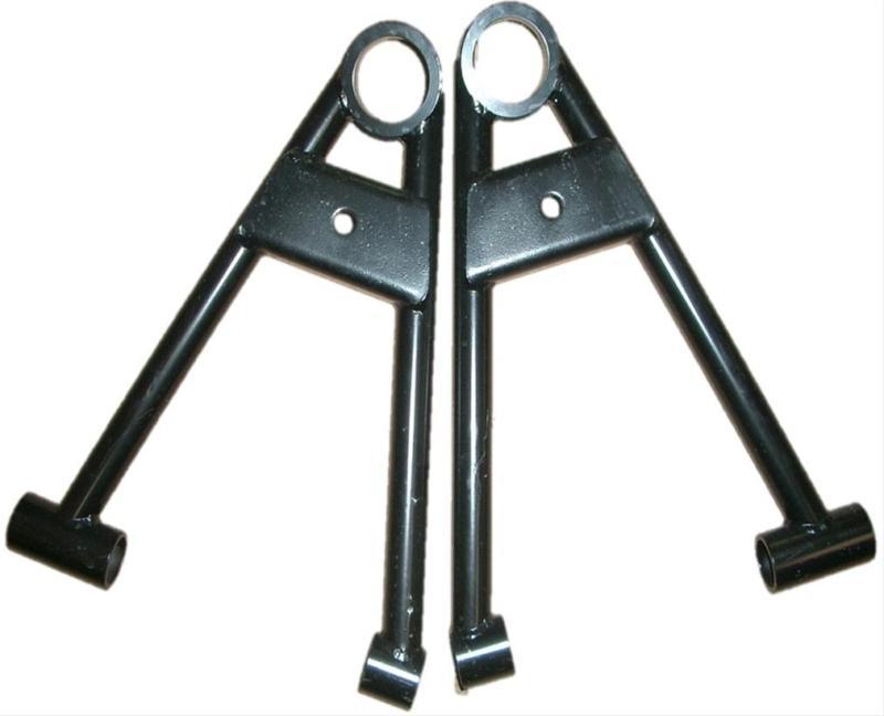 Aje racing mu-6006 tubular a-arms steel black front lower ford pair