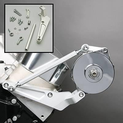 Alternator bracket aluminum natural head mount short water pump chevy big block