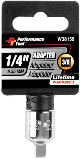 Performance tool w38159 - 3/8" drive ~ f x 1/4" m adapter