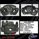 Centric parts 141.46030 front left rebuilt caliper with hardware