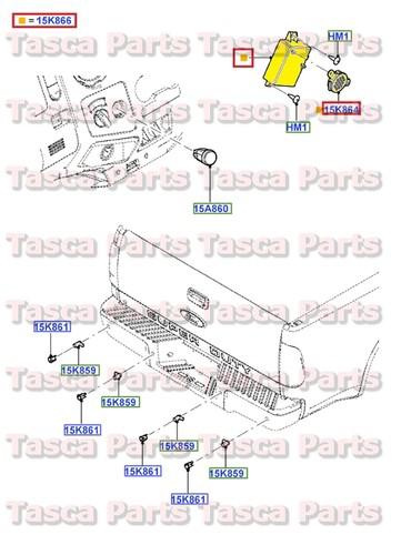 Brand new oem parking aid system module 2008-2009 f250 f350 f450 f550 super duty