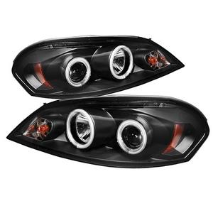 Tln chevy impala 06-10 monte carlo 06-07 ccfl led projector headlights black