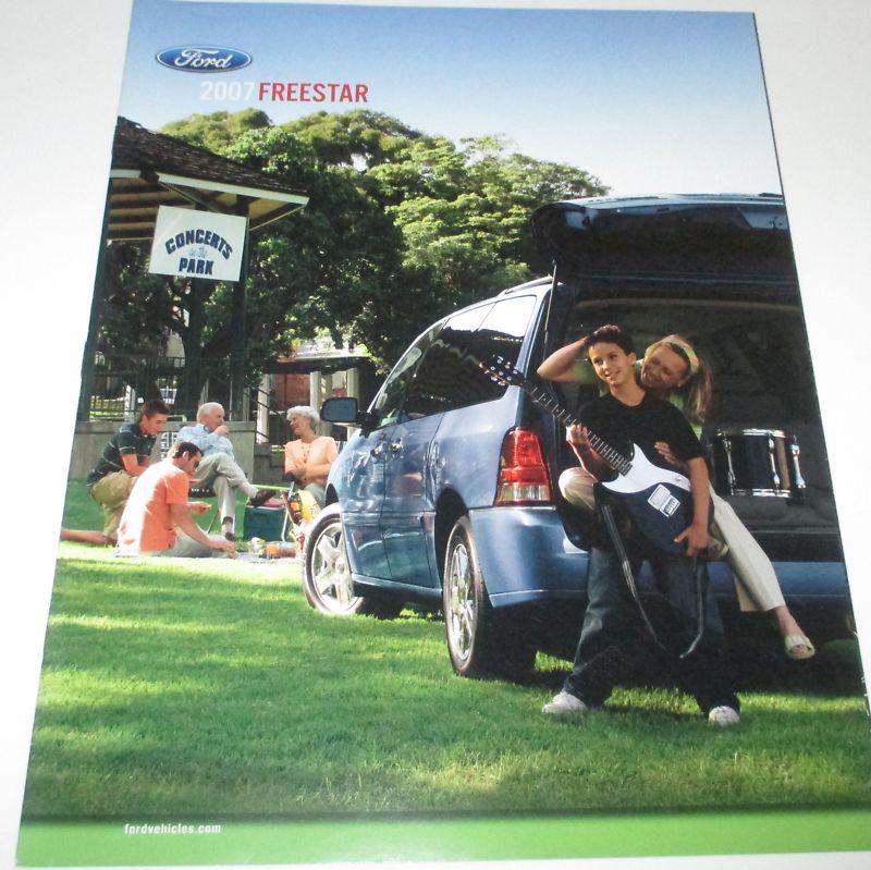 2007 ford freestar original sales brochure