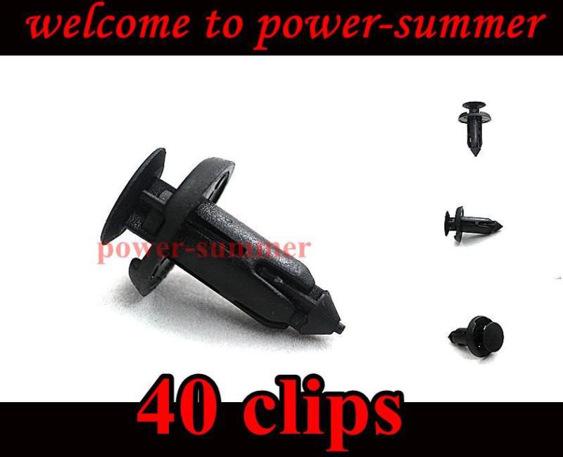 Real  40 pcs newatv 8mm fender clip for  polaris srangers rzr portsman trail