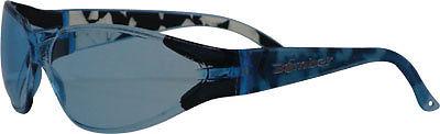 Bomber a-bomb safety sunglasses lightblue w/light blue lens f107