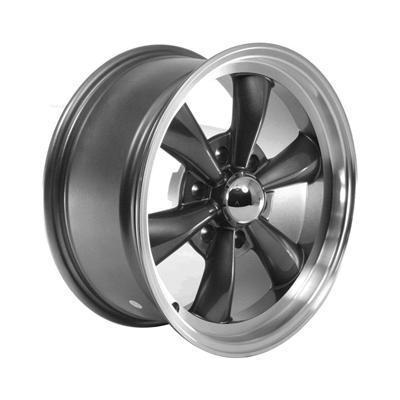 Summit racing legend 6 series gunmetal wheel 17"x8" 6x5.5" bc