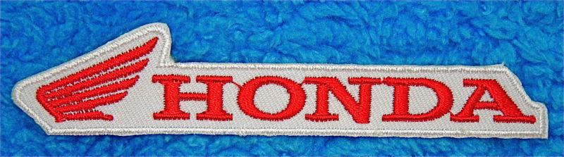 Honda embroidered  sew on or iron on patch hat size