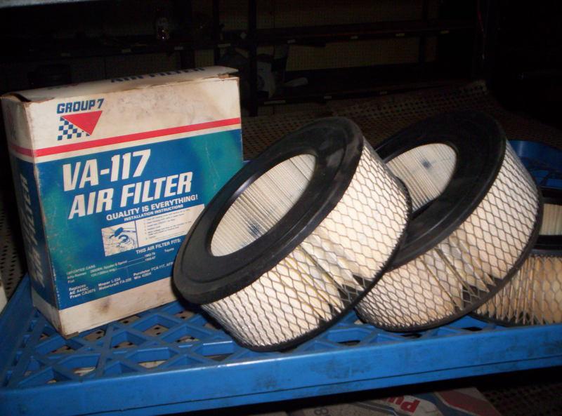 Lot 2 group 7 # va117 air filter nos