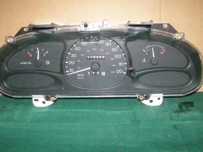 1998 1999 2000 2001 2002 2003 ford escort zx2 coupe speedometer cluster  117k