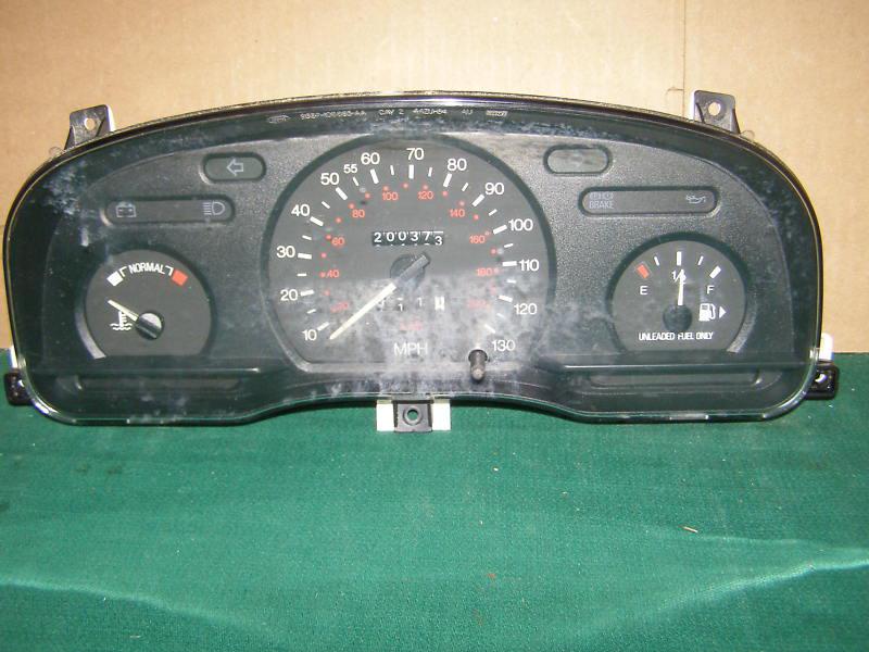 1995 1996 1997 ford contour  mercury mystique speedometer cluster  201k w/o tach