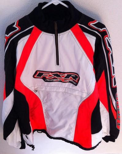 New fxr factory moto racing/snowmobile nitro sx men's pullover shell jacket xl