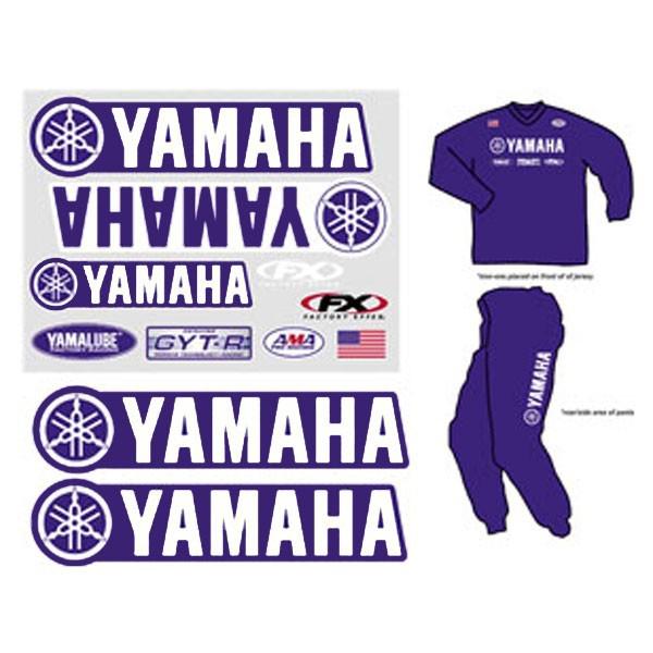 Msr factory effex rider gear iron-on kit yamaha