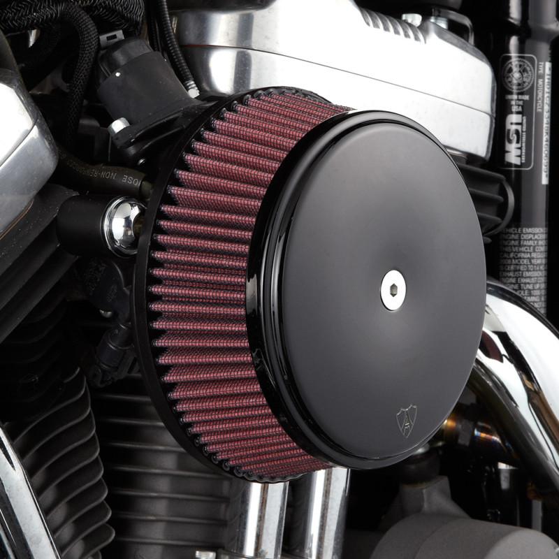 Arlen ness big sucker air filter kit w/cover smooth black suz boulevard m109r