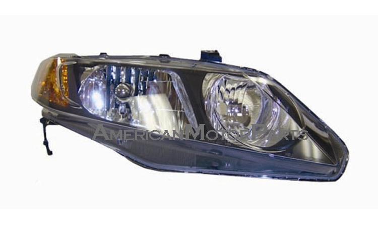 Right passenger side replacement headlight 06-08 honda civic 4dr - 33101sa02