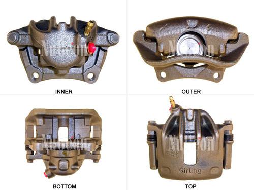 Nugeon 22-02309l front brake caliper-reman semi-loaded caliper sold exchange