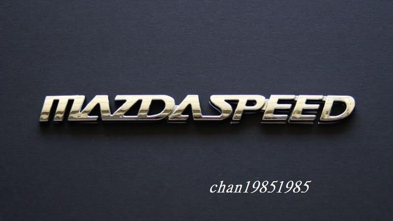 3d mazda mazdaspeed chrome emblem mazda 2 3 rx7 rx 8 mx 5