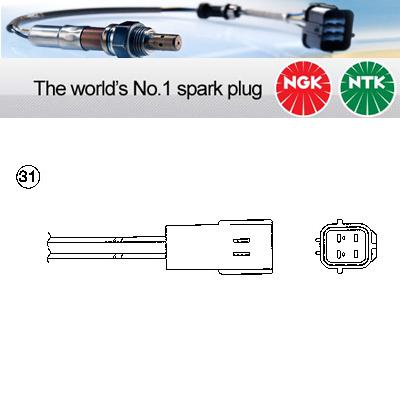 1x ngk ntk oxygen o2 lambda sensor  oza603-n2 oza603n2 (0012)