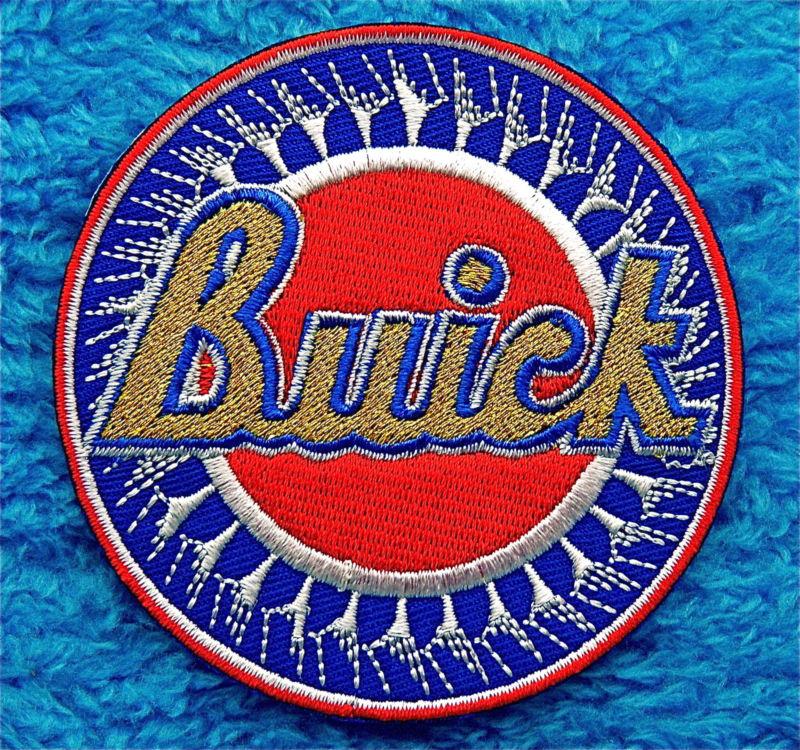 Buick  round embroidered  sew on or iron on patch