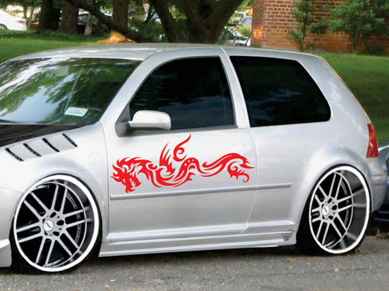 N3001 dragon vinyl graphics decor set art vinyl car truck auto decor stickers