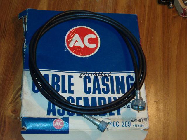 1959-74 buick chevy el camino malibu nos ac speedometer cable & casing gm cc209