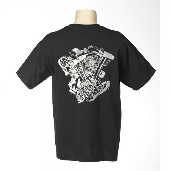 Harley shovelhead engine t-shirt black chopper 3x-large