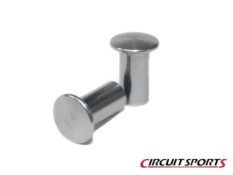 Circuit sports aluminum drift knob 89-98 240sx - silver