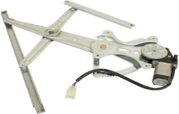 Power front window regulator with motor warranty - pair